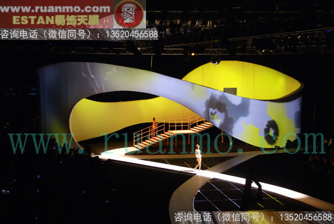 愛慕新品發(fā)布會舞臺背景